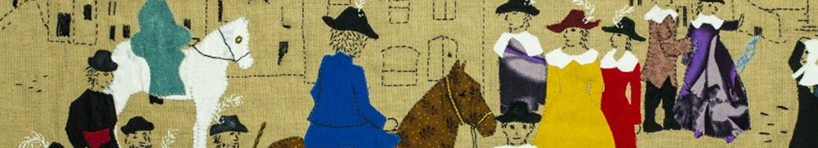 Axbridge Pageant Tapestry Detail